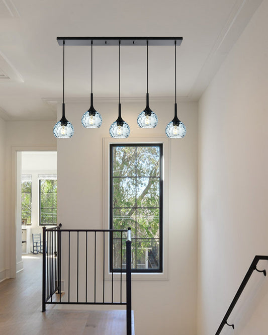 Blue Glass Chandelier: A Bold Statement for Modern Interior Design