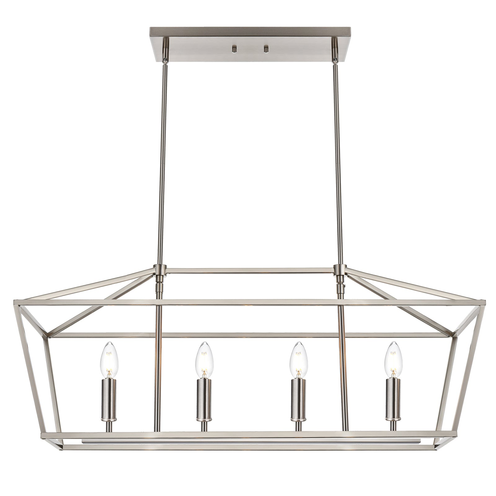 Rustic Chandelier for Dining Room, 32-Inches Width Pendant Lighting for Kitchen Island