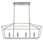 Rustic Chandelier for Dining Room, 32-Inches Width Pendant Lighting for Kitchen Island