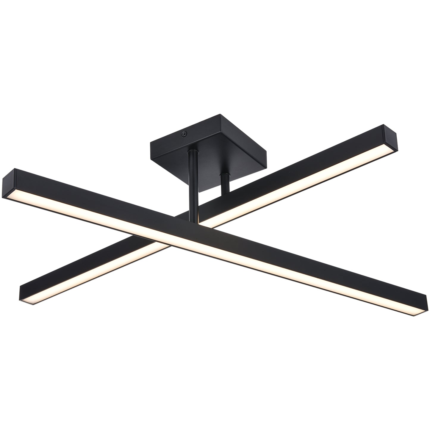 Modern Glamour Metal & Acrylic Ceiling Light – Adjustable Dual-Direction Design for Bathroom Elegance