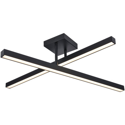 Modern Glamour Metal & Acrylic Ceiling Light – Adjustable Dual-Direction Design for Bathroom Elegance