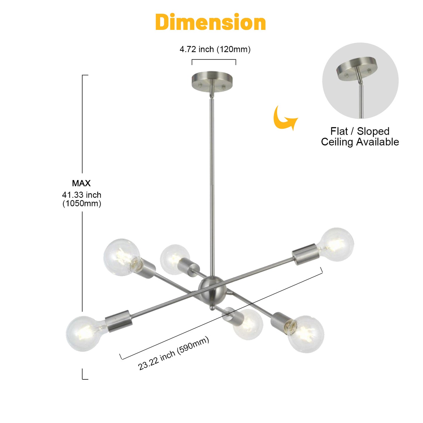 Bonlicht Paul Sputnik Chandelier