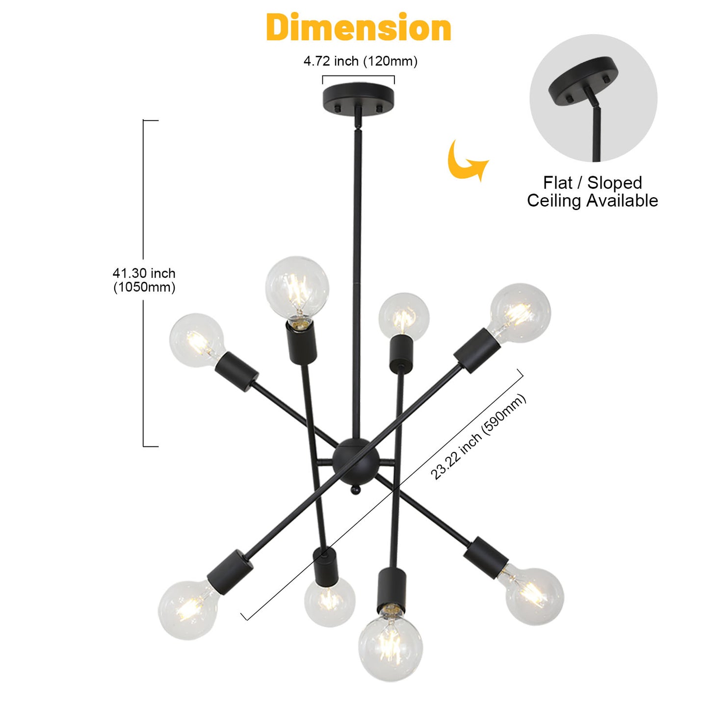Bonlicht Paul Sputnik Chandelier