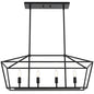 Rustic Chandelier for Dining Room, 32-Inches Width Pendant Lighting for Kitchen Island
