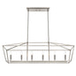 Rustic Chandelier for Dining Room, 32-Inches Width Pendant Lighting for Kitchen Island