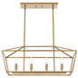 Rustic Chandelier for Dining Room, 32-Inches Width Pendant Lighting for Kitchen Island