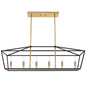 Rustic Chandelier for Dining Room, 32-Inches Width Pendant Lighting for Kitchen Island