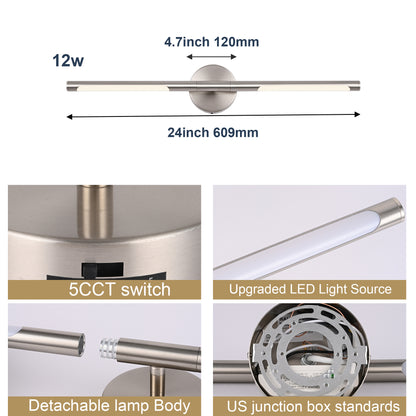 Bonlicht Saul LED Bathroom Light Fixture 12W