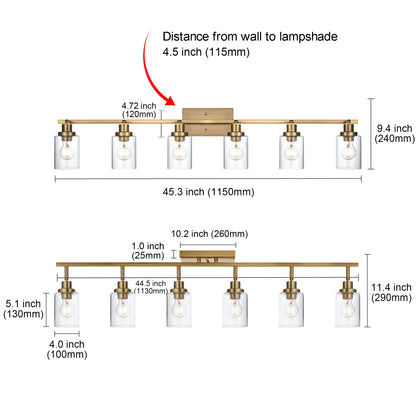 Melucee Adrian Flush Mount Ceiling Light Rotatable Track Lighting Kit