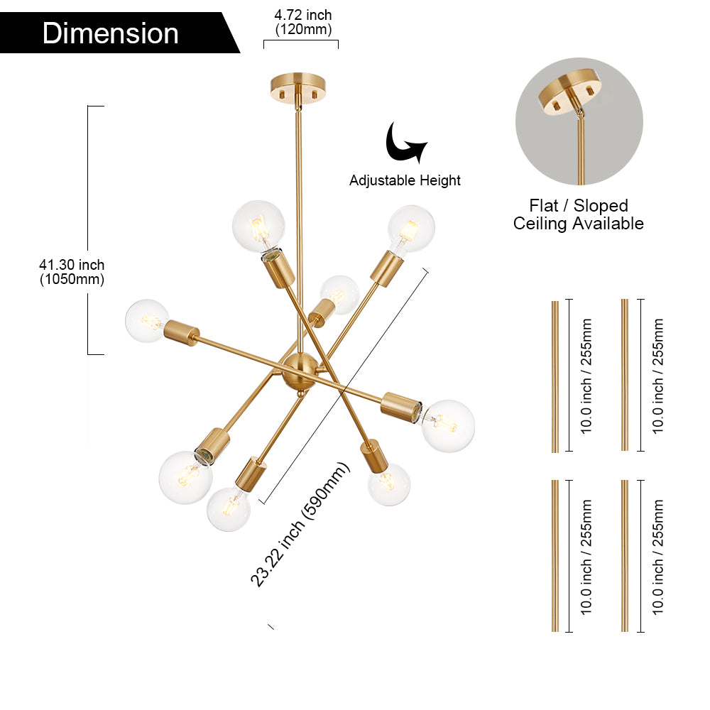 Bonlicht Paul Sputnik Chandelier