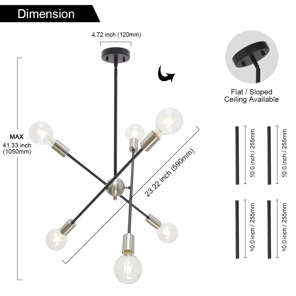 Bonlicht Paul Sputnik Chandelier