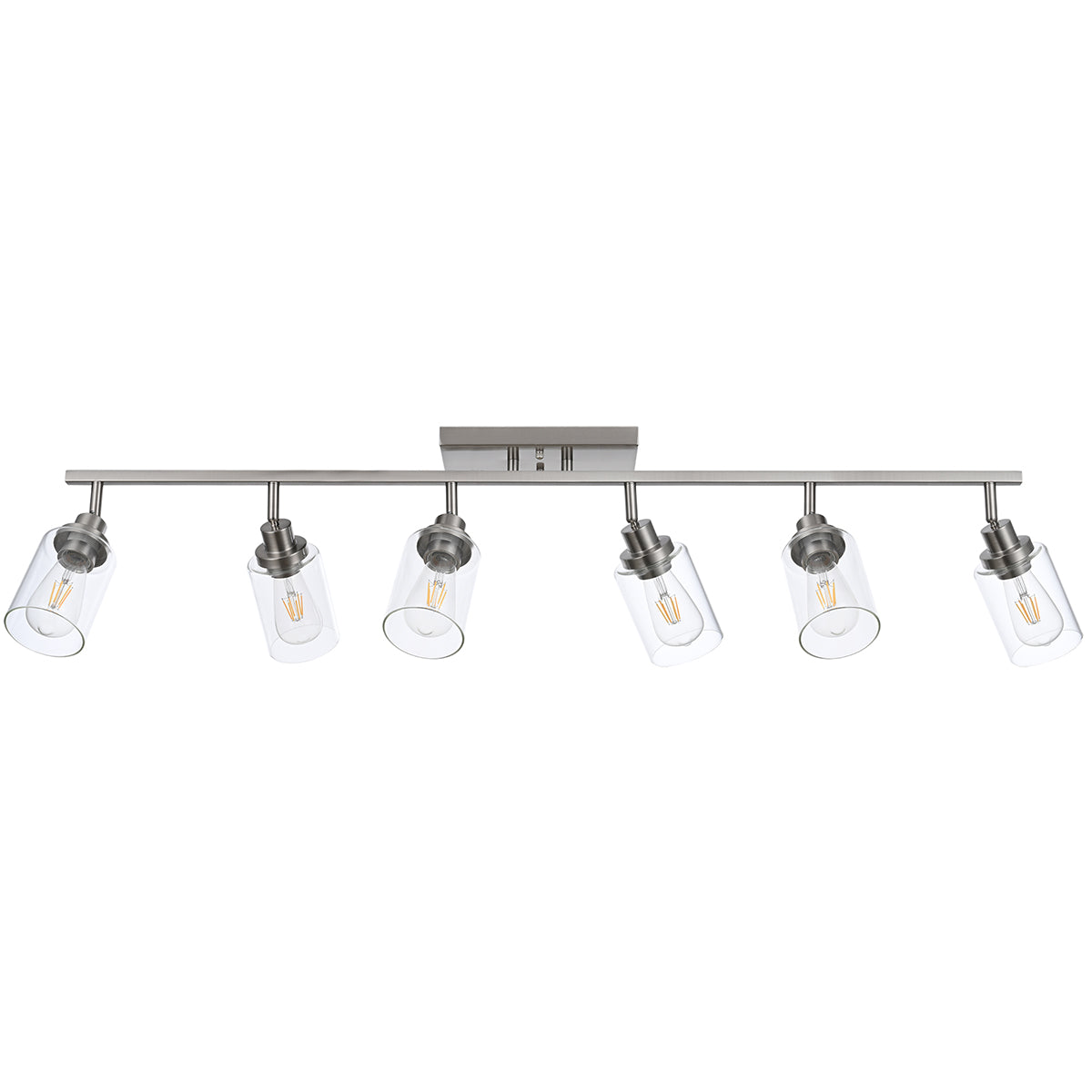 Melucee Adrian Flush Mount Ceiling Light Rotatable Track Lighting Kit