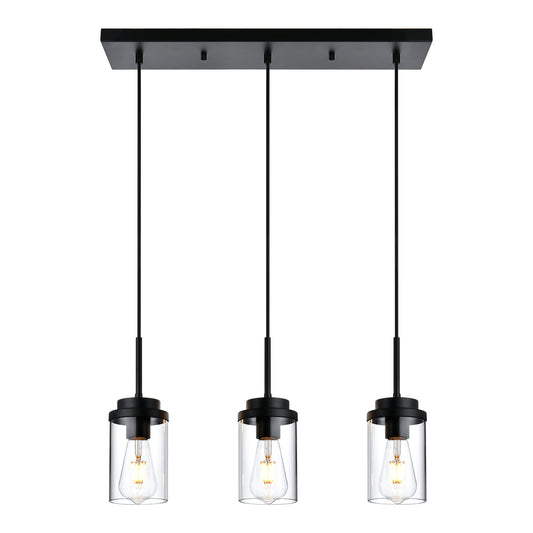 Melucee Collin Linear Kitchen Island Lighting Modern Pendant Light