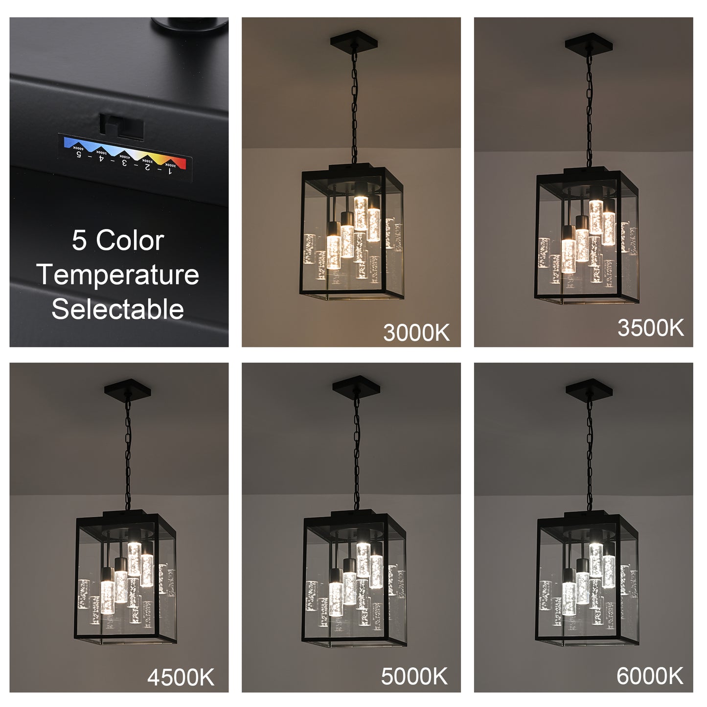 Melucee Roland Outdoor Chandelier 15.7'' LED