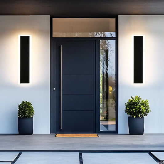 Melucee Andres Outdoor IP65 Waterproof Wall Lighting 2-pack