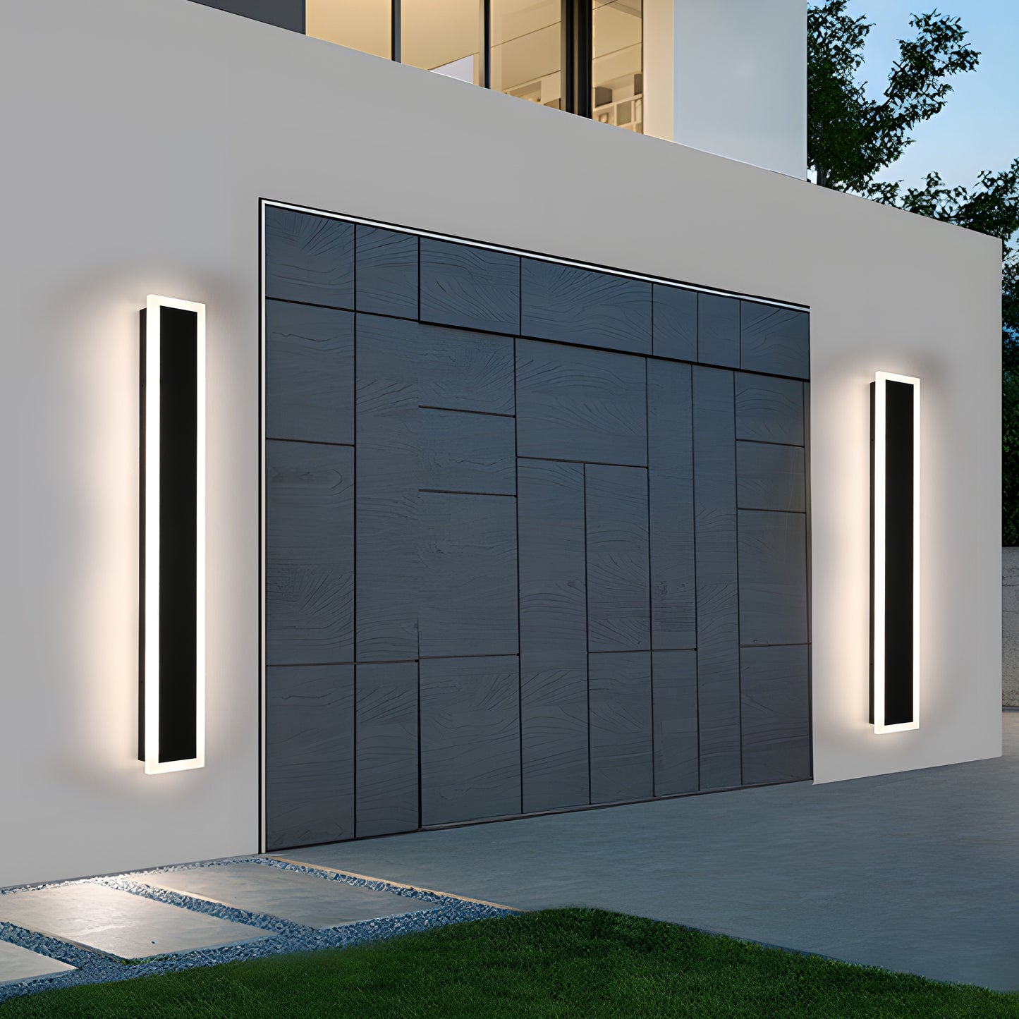 Melucee Andres Outdoor IP65 Waterproof Wall Lighting 2-pack