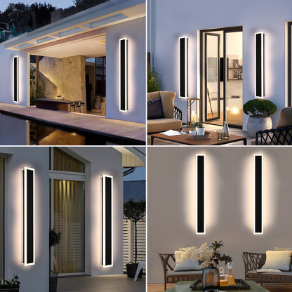 Melucee Andres Outdoor IP65 Waterproof Wall Lighting 2-pack