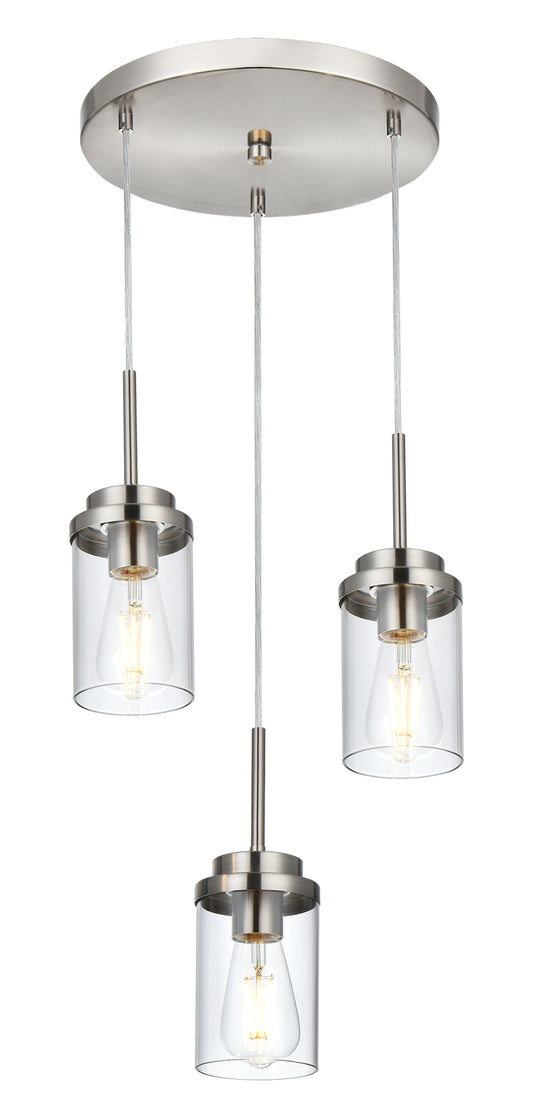 Melucee Garrett Modern Adjustable Glass Pendant Light Elegant Inclined Ceiling Lights