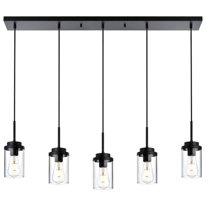 Melucee Collin Linear Kitchen Island Lighting Modern Pendant Light