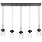 Melucee Collin Linear Kitchen Island Lighting Modern Pendant Light