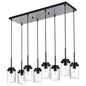 Melucee Collin Linear Kitchen Island Lighting Modern Pendant Light
