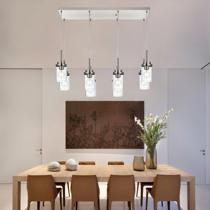 Melucee Collin Linear Kitchen Island Lighting Modern Pendant Light