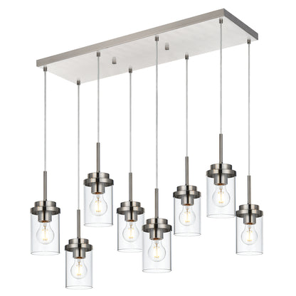 Melucee Collin Linear Kitchen Island Lighting Modern Pendant Light