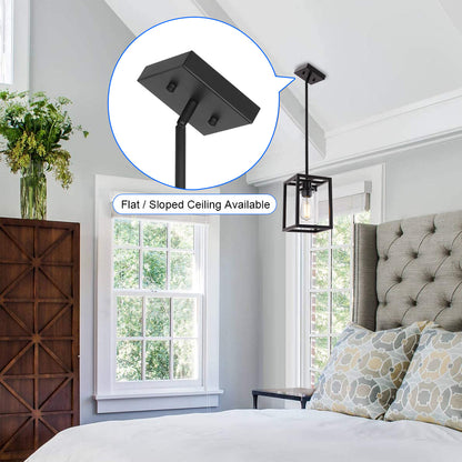 Melucee Brett Lantern Kitchen Pendant Light