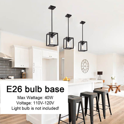 Melucee Brett Lantern Kitchen Pendant Light
