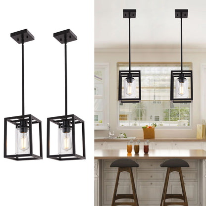 Melucee Brett Lantern Kitchen Pendant Light