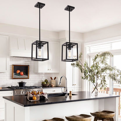 Melucee Brett Lantern Kitchen Pendant Light