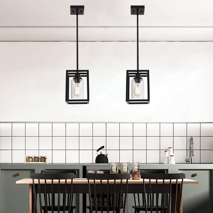 Melucee Brett Lantern Kitchen Pendant Light