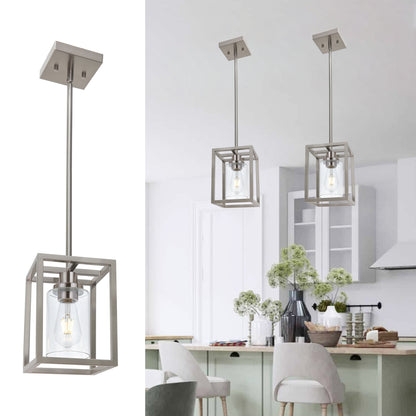 Melucee Brett Lantern Kitchen Pendant Light