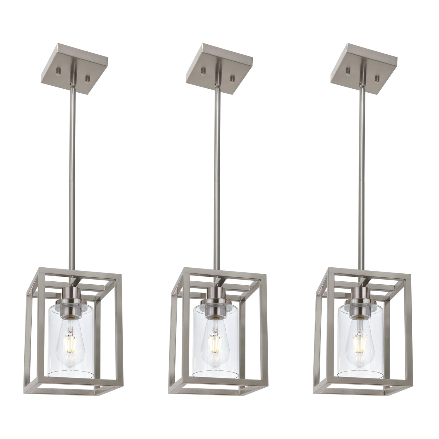 Melucee Brett Lantern Kitchen Pendant Light