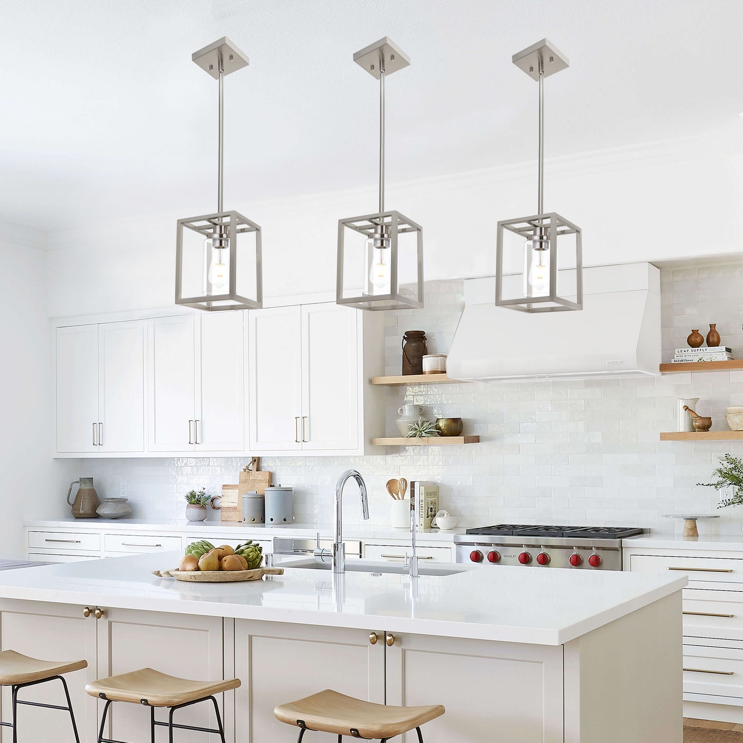 Melucee Brett Lantern Kitchen Pendant Light