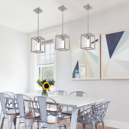 Melucee Brett Lantern Kitchen Pendant Light