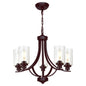 Melucee Marcus Classic Chandelier with Clear Glass Shade