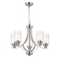 Melucee Marcus Classic Chandelier with Clear Glass Shade