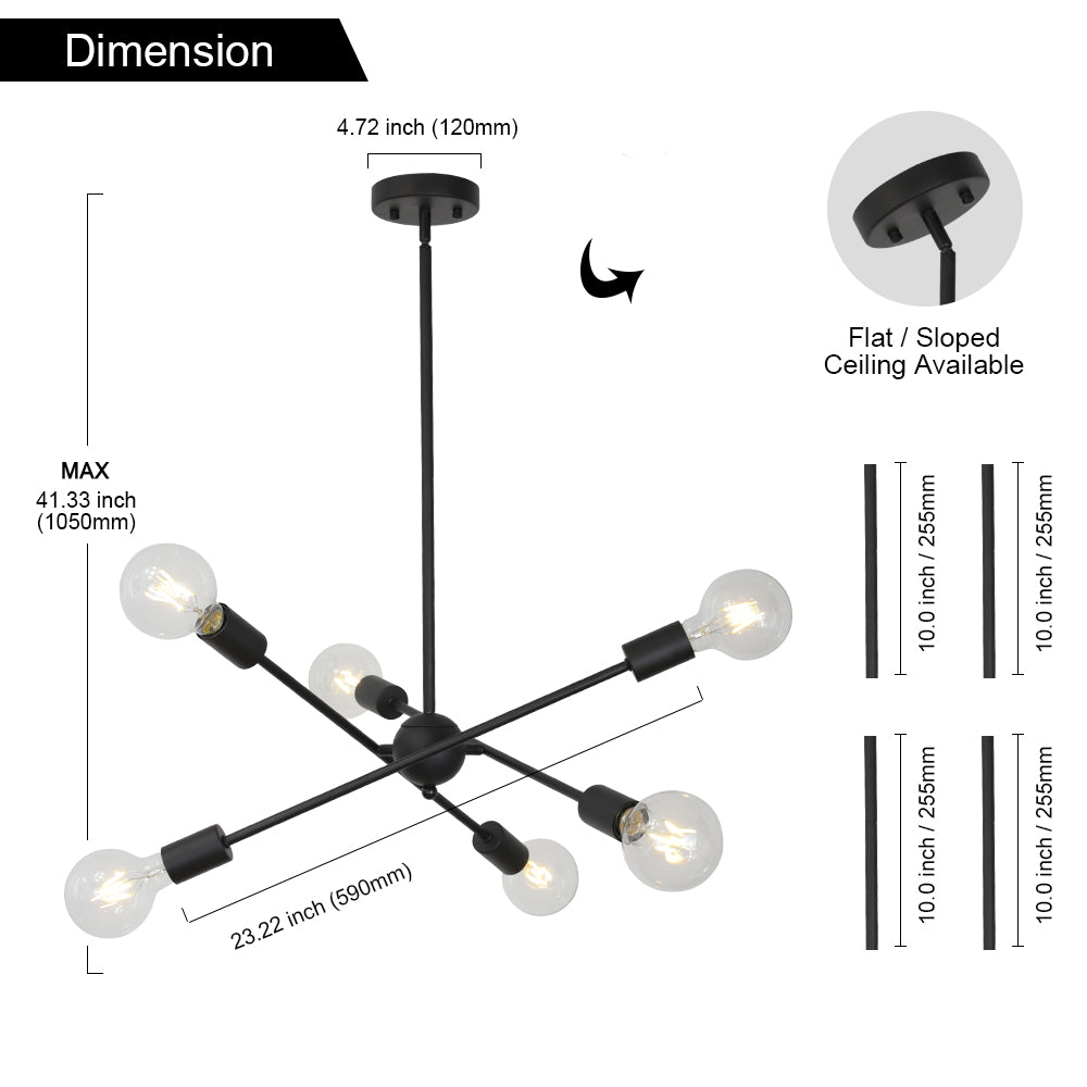 Bonlicht Paul Sputnik Chandelier
