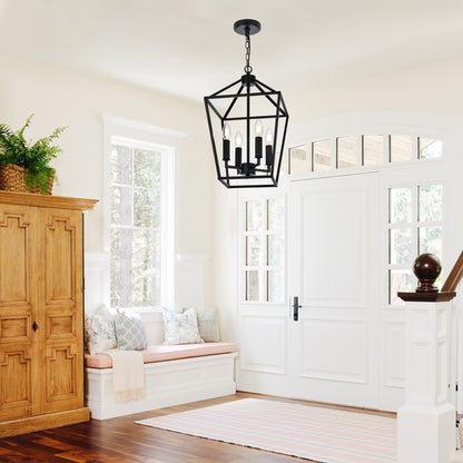 Melucee Joel Farmhouse Chandeliers, Island Lights for Kitchen E12