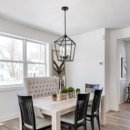 Melucee Joel Farmhouse Chandeliers, Island Lights for Kitchen E12