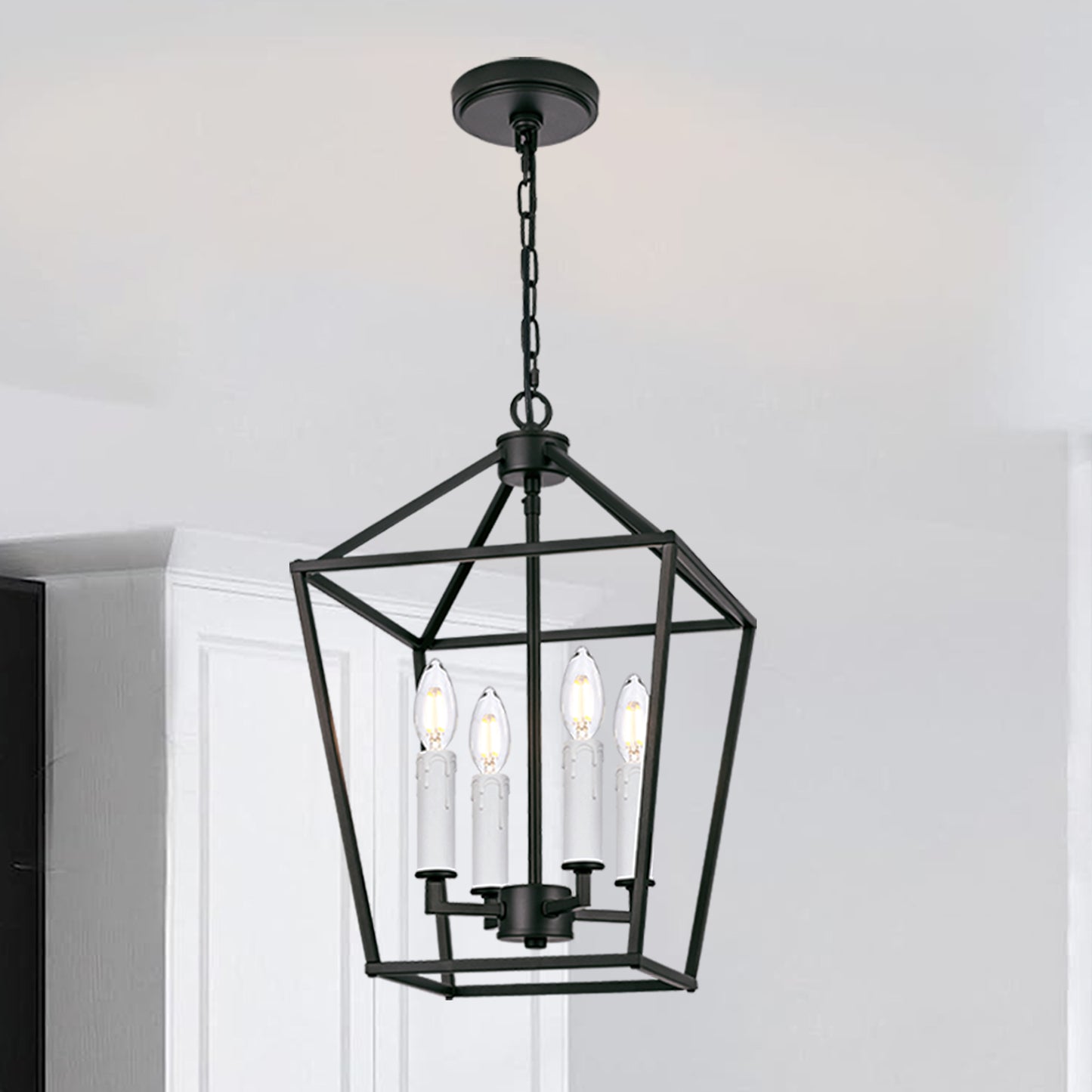 Melucee Joel Farmhouse Chandeliers, Island Lights for Kitchen E12