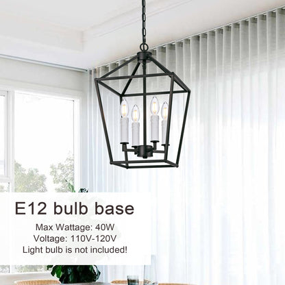 Melucee Joel Farmhouse Chandeliers, Island Lights for Kitchen E12