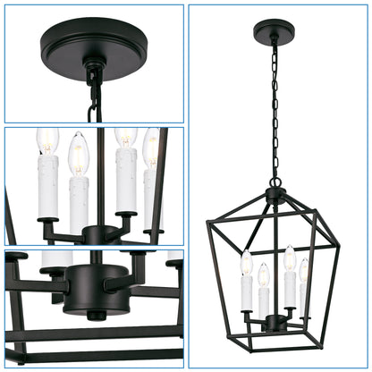 Melucee Joel Farmhouse Chandeliers, Island Lights for Kitchen E12