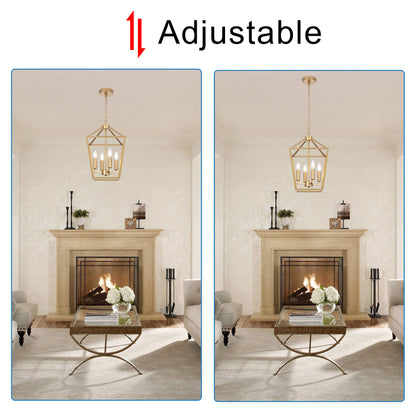 Melucee Joel Farmhouse Chandeliers, Island Lights for Kitchen E12