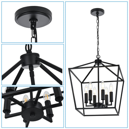 Melucee Joel Farmhouse Chandeliers, Island Lights for Kitchen E12