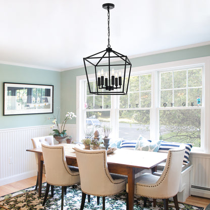 Melucee Joel Farmhouse Chandeliers, Island Lights for Kitchen E12