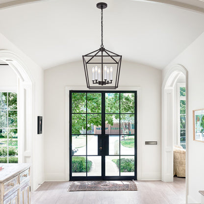 Melucee Joel Farmhouse Chandeliers, Island Lights for Kitchen E12