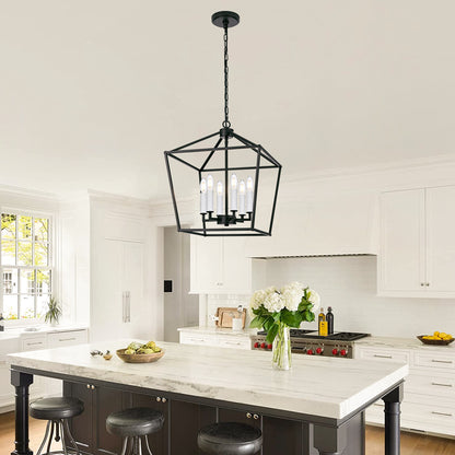 Melucee Joel Farmhouse Chandeliers, Island Lights for Kitchen E12