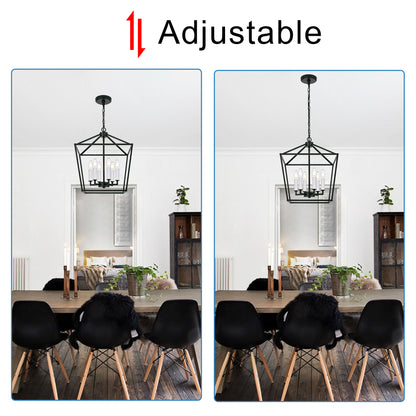 Melucee Joel Farmhouse Chandeliers, Island Lights for Kitchen E12